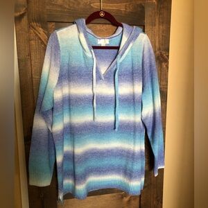 Super soft sweater knit hoodie by Kim Gravel